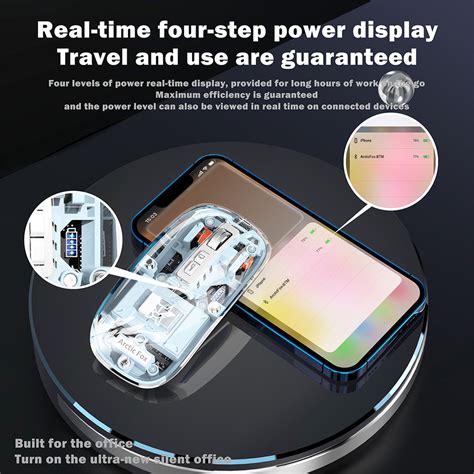 Arctic Fox Pureview Transparent Wireless and Bluetooth Rechargeable Mo