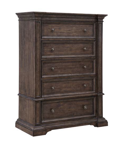 Woodbury Five Drawer Chest In Cowboy Boots Brown Pulaski Furniture ...