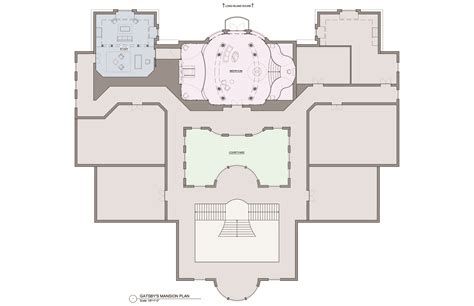 Gatsbys Mansion Drawing