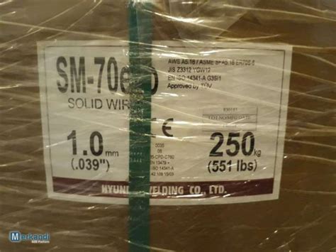 Welding wire Hyundai SM-70 eco (G3Si1) – 1.0mm / barrel 250kg - Czech ...