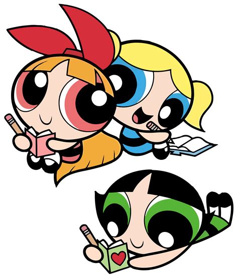 Las Chicas SuperPoderosas - Bombon, Burbuja y Bellota Leyendo | Chicas ...