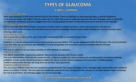 Types of Glaucoma