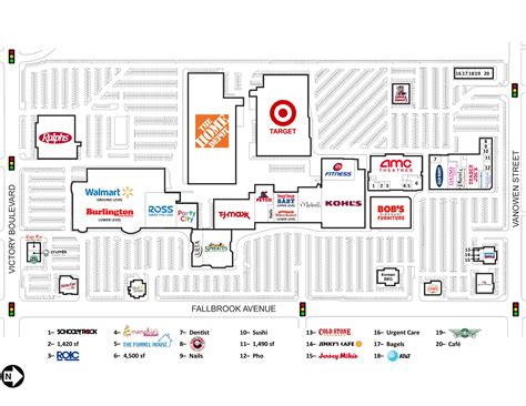 Fallbrook Center - store list, hours, (location: West Hill, California ...