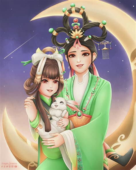Chang'e (MLBB) & Chang'e (Over The Moon) , Anagata Javanese | Over the ...