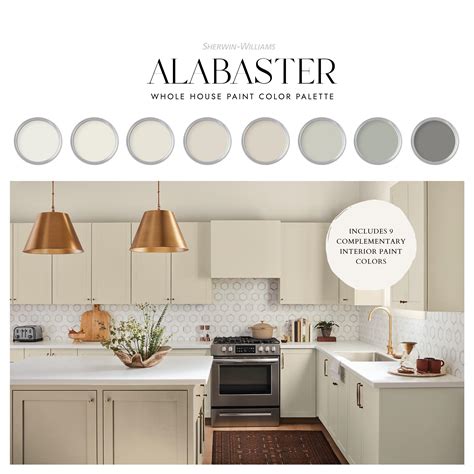 Alabaster Whole House Paint Color Palette | Interior Paint Colors ...