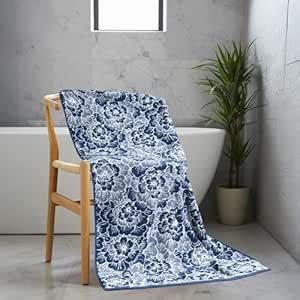 MYTRIDENT Towels for Bath, Floral Collection, 100% Cotton Towel, 1 Pc ...
