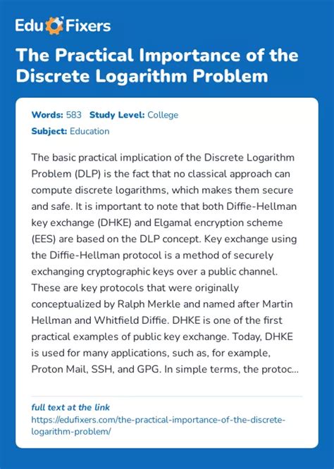 Discrete Logarithm Problem 的图像结果