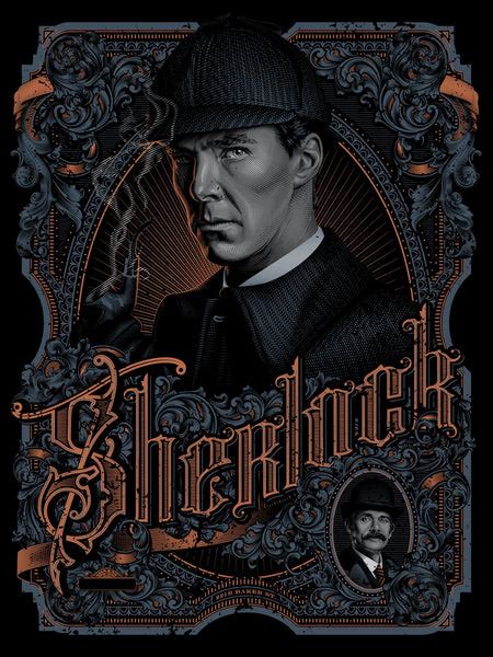 Poster Fan Art - Sherlock - TV Show Collection - Posters by Bethany ...