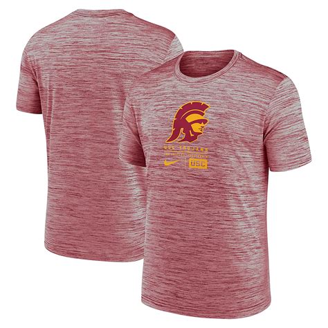 Nike USC Trojans Campus Center Block Velocity Performance T-Shirt | Academy