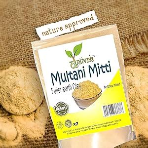 Dyuti:veda Pure and Natural Multani Mitti Powder for Face Mask Pack ...