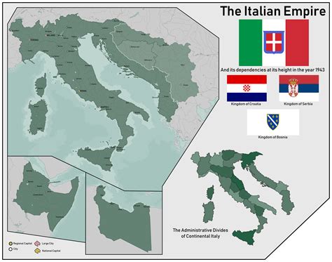 The Italian Empire at its Height. 1943 : r/imaginarymaps