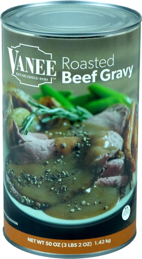 Buy Price/Case)Vanee Roasted Beef Gravy 50 Ounce Cans - 12 Cans Per ...