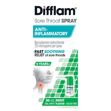 Difflam Anti Inflammatory Spray For Throat | Difflam