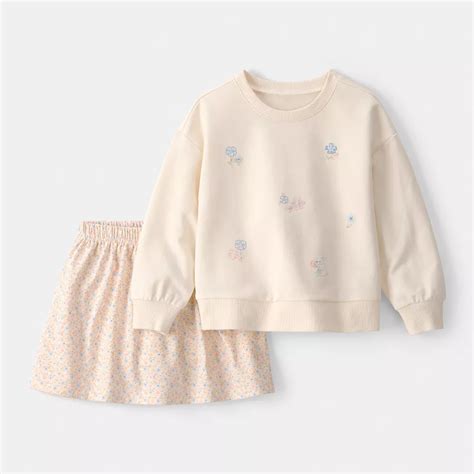 Toddler Carter's 2-pc. Floral French Terry Top & Skort Set