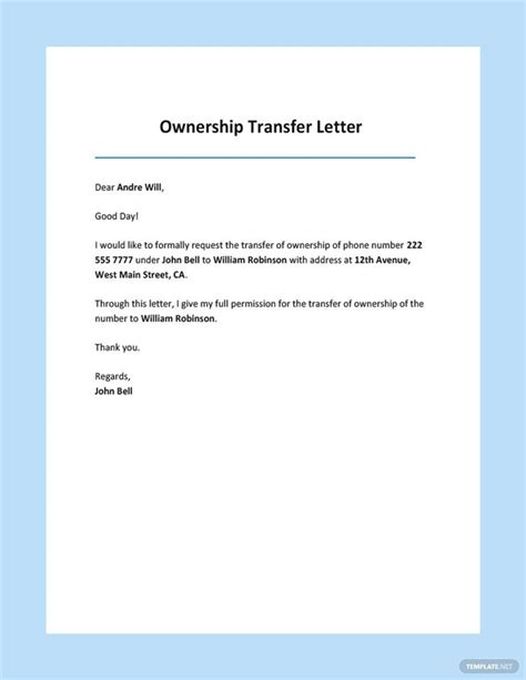 Image result for Vehicle Transfer Request Letter Format
