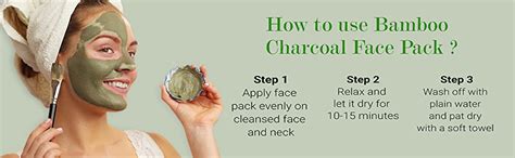 NutriGlow Natural's Bamboo Charcoal Face Pack With Ethiopian Kaolin ...