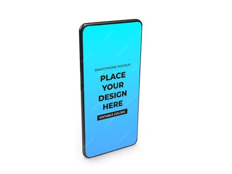 Premium PSD | Realistic android smartphone mockup template isolated