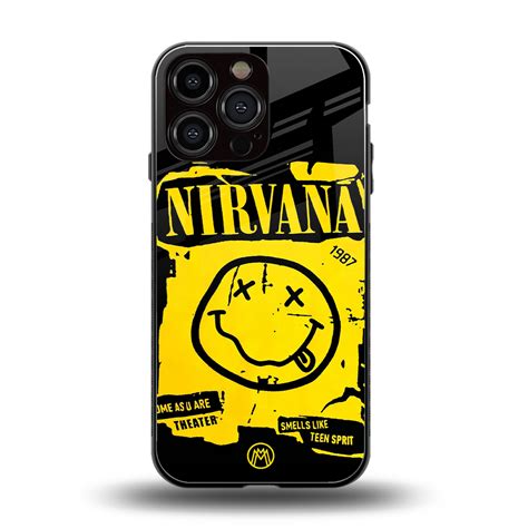 Nirvana Yellow Phone Cover for Iphone 13 Pro Max | Glass Case ...