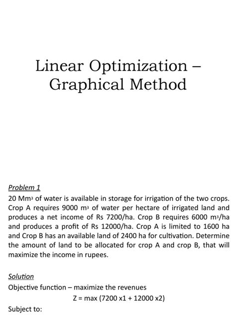 Image result for Linear Optimization Algorithms