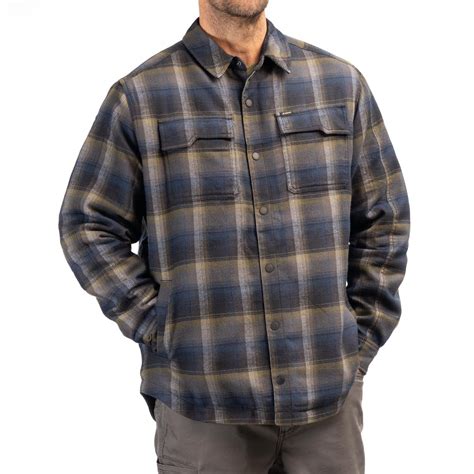 Bridger Fleece Lined Flannel Shirt - Men's Insulated Top | KLIM Lifestyle