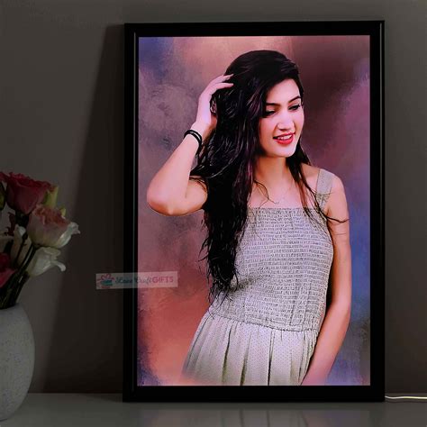 SPECIAL ACRYLIC LED OIL PAINTING FRAME | LED ILLUMINATED WALL ART ...