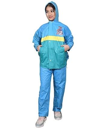 Tricky Shopper™ Zeel Kids Boy's & Girl's Dual Pattern Rain Coat Top ...