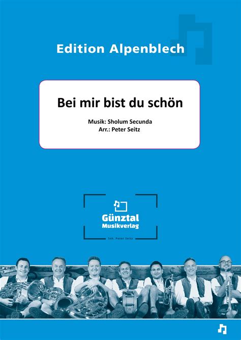 Noten – Bei mir bist du schön - Alpenblech