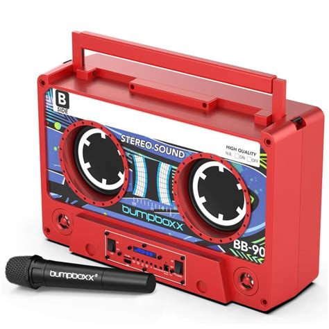 Bumpboxx Remixx Bluetooth Boombox Bluetooth Speaker with The Looks of a ...