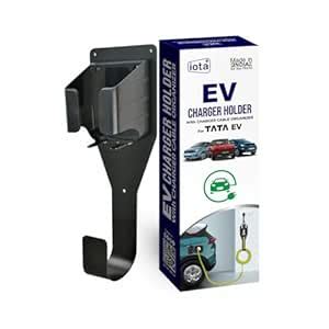 iota ABS Plastic EV Charger Holder With Charger Cable Organizer For ...