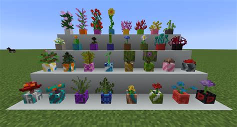 Скачать Flower Pots Plus для Майнкрафт (Minecraft) [1.21.10] [1.21.9] [1.21.8] [1.21.7] [1.21.6 ...