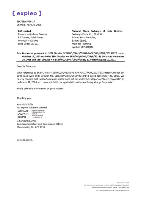 Expleo Solutions Ltd / Investor Feed