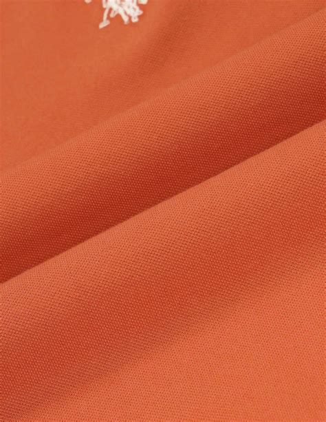 Buy Women Relaxed Fit Solid Polo Shirt Rust|U.S. Polo Assn. India