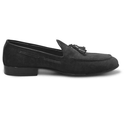 Kori Original Leather Formal Dress Shoes Men Black Loafer – Prime ...