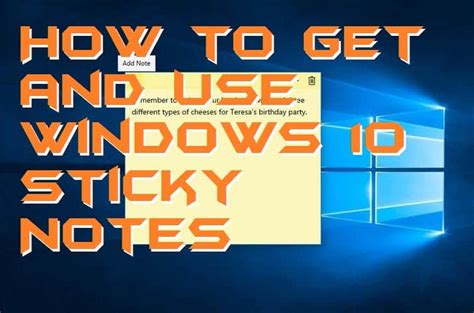 Image result for How to Use Sticky Notes in Windows 10