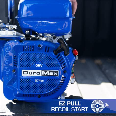 274cc 25mm Shaft Recoil Start Gasoline Engine – XP9HP – DuroMax Power ...
