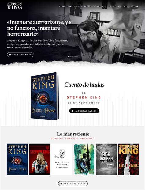 Leer Stephen King on Twitter: "Se trata de una primera fase de un ...