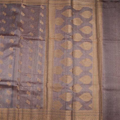 Kota Tissue Shot color Saree With Zari Border – Kumaran Silks