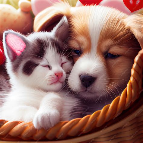 Cute Cats And Dogs Wallpaper