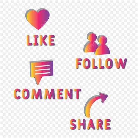 Follow Like Comment Logo 的图像结果