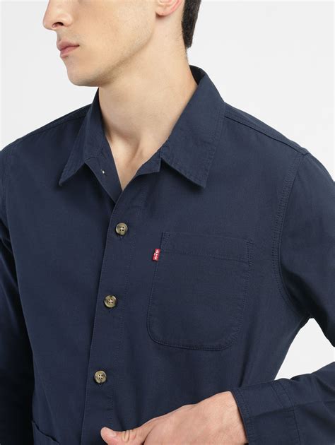 Men's Solid Full Sleeve Shacket – Levis India Store