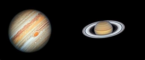 Jupiter Compared To Saturn