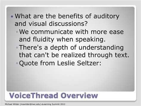 Image result for Examples of VoiceThread PowerPoint with Audio