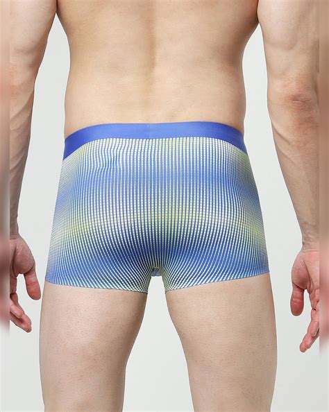 Buy Blue Printed Trunks for Men