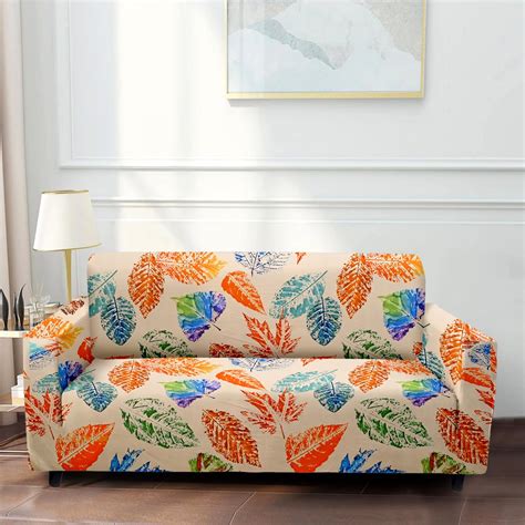 Cortina Two Seater Sofa Cover, Polyster Spandex Stretchable Elastic ...