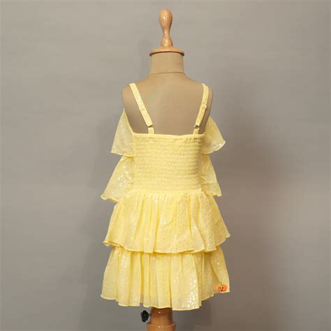 Buy Layered Design Midi Dress For Kids – Mumkins
