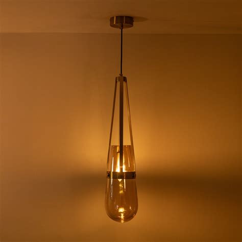 Trikone Amber Pendant Light for Corners & Bedside Hanging | Light & Living