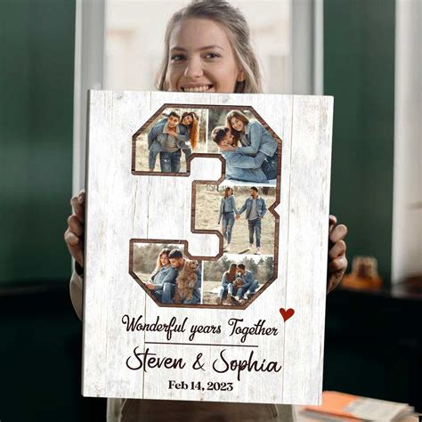 3rd Anniversary Gifts | 3 Year Anniversary Photo Gifts