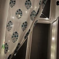 Buy Hand Block Printed Indian Curtains/ Semi Sheer Curtains/ Bohemian ...