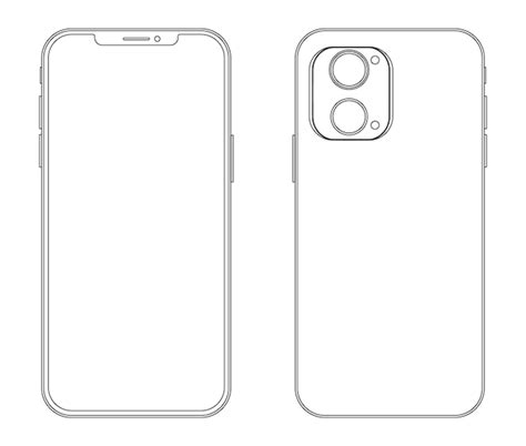 Vektor moderne Handy Strichzeichnungen | Premium Vektor