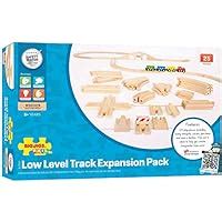 Buy Bigjigs Rail Low Level Track Expansion - 25 Piece Set - Other Major ...